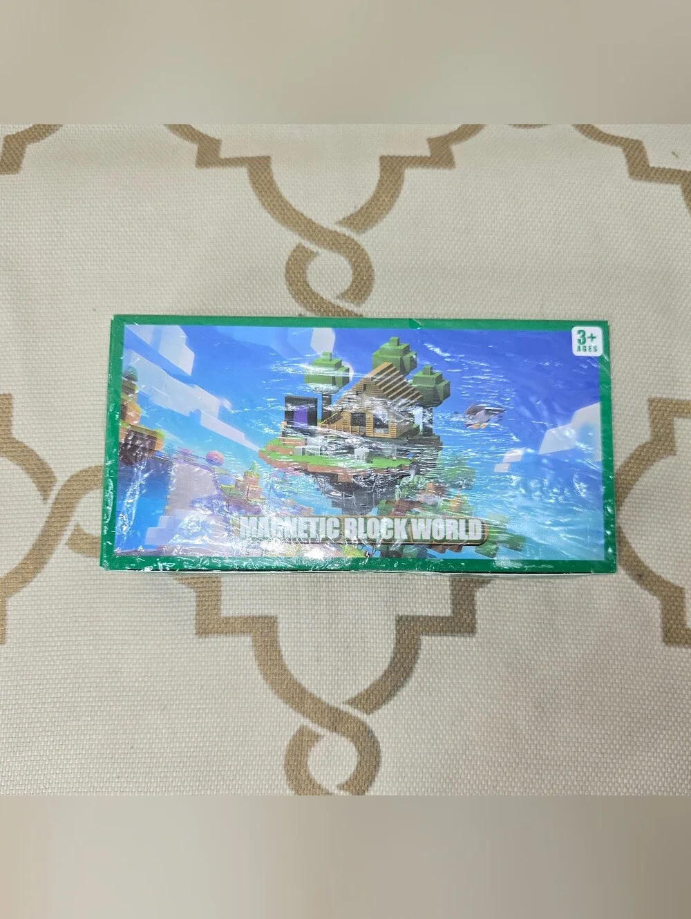 Magnetic Block World Building Cubes Pixel Style Toy Construction New